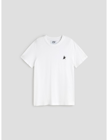 camiseta blanca hombre golden goose regular golden algodón - MARFRANC