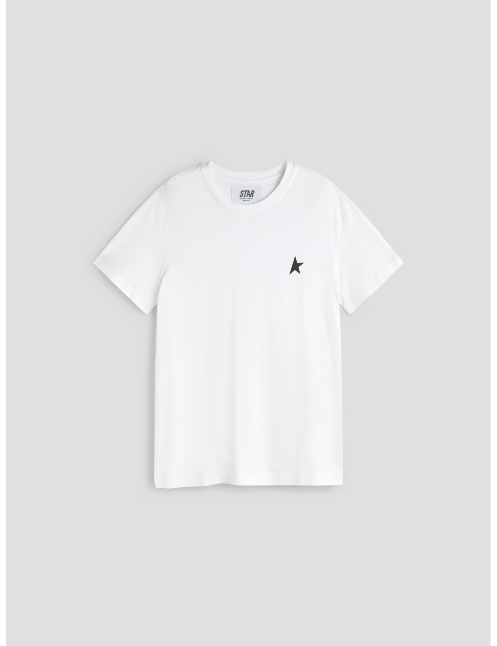 camiseta blanca hombre golden goose regular golden algodón - MARFRANC