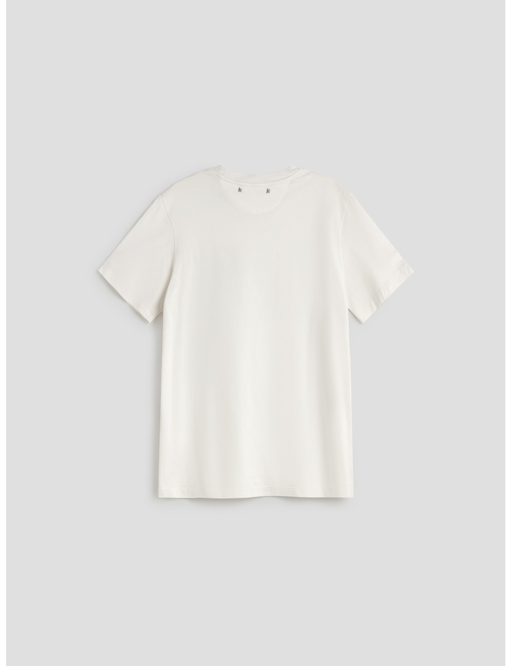 camiseta mujer Golden Goose Artic Wolf algodón estampado negro - MARFRANC