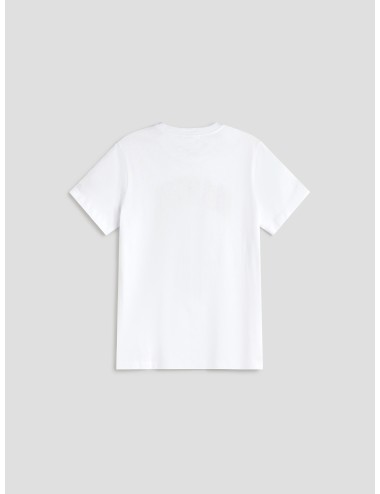 camiseta blanca GANNI Bunny de algodón orgánico para mujer - MARFRANC