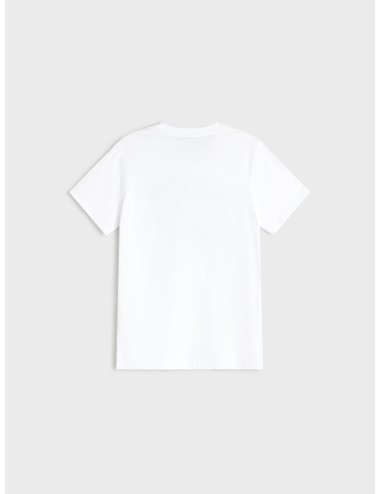 camiseta GANNI blanca con estampado de pato para mujer - MARFRANC