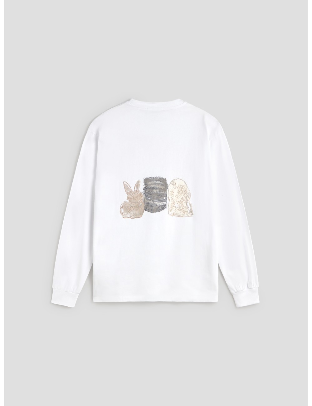 camiseta blanca de algodón GANNI mujer con logo - MARFRANC camiseta blanca de algodón GANNI mujer con logo - MARFRANC