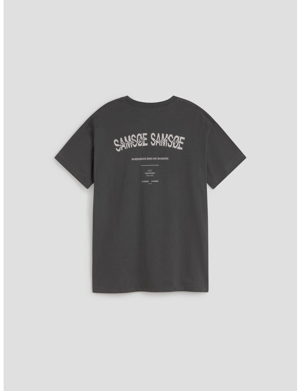 Camiseta gris de hombre Samsøe Samsøe SASWIRL - MARFRANC