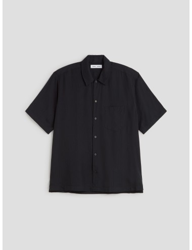 camisa negra holgada hombre SAMSØE SAMSØE SAAYO - MARFRANC