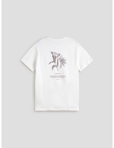 Camiseta blanca hombre SAMSØE SAMSØE con estampado gráfico - MARFRANC