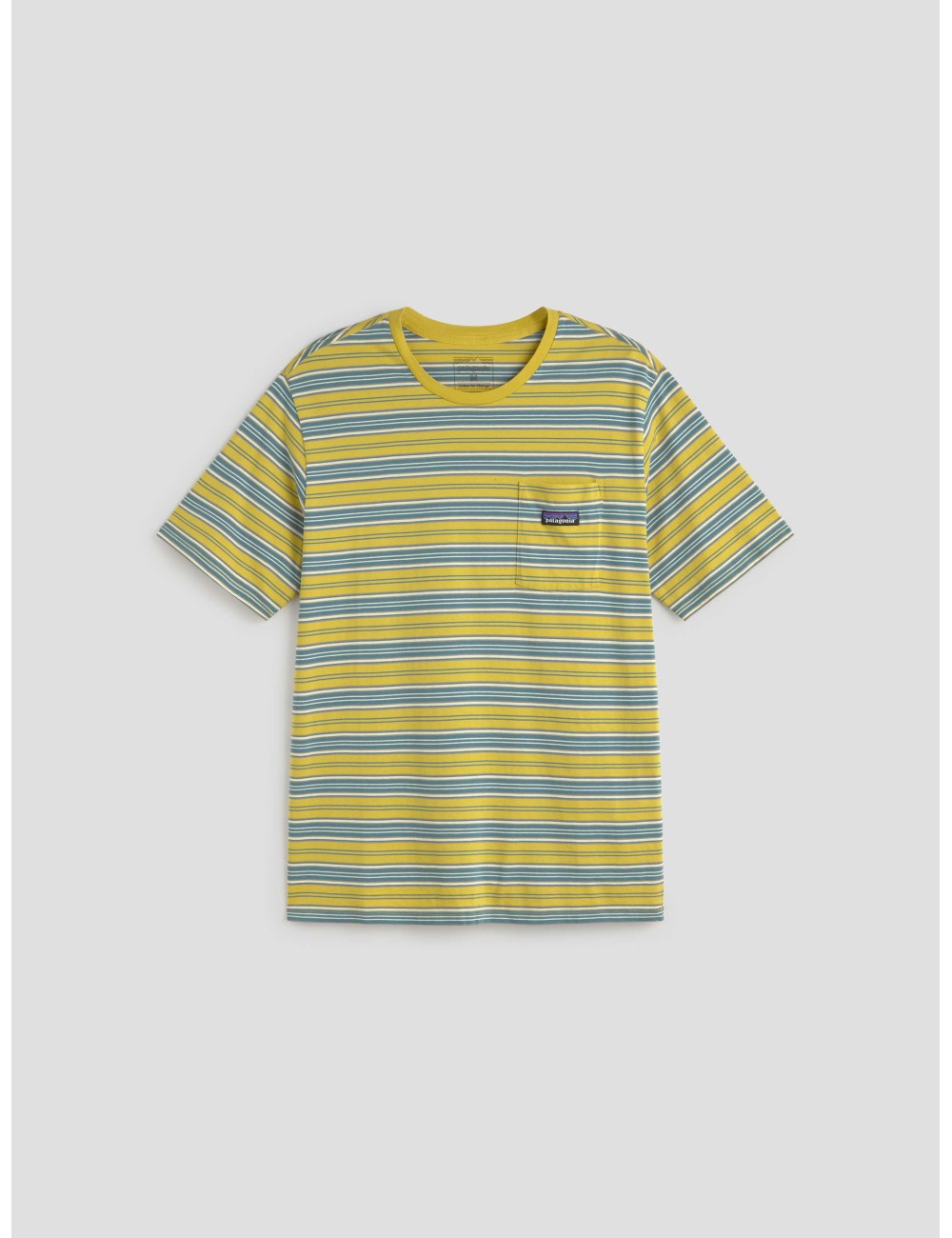 camiseta bolsillo hombre Patagonia verde algodón - MARFRANC