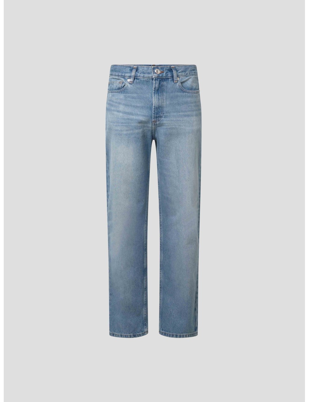 jeans apc martin azul hombre pierna recta algodón orgánico - MARFRANC