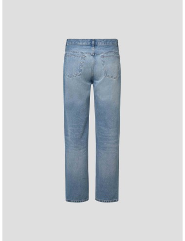 jeans apc martin azul hombre pierna recta algodón orgánico - MARFRANC