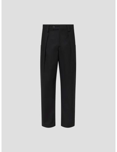 Pantalones RENATO TROUSERS A.P.C. hombre negro algodón orgánico - MARFRANC