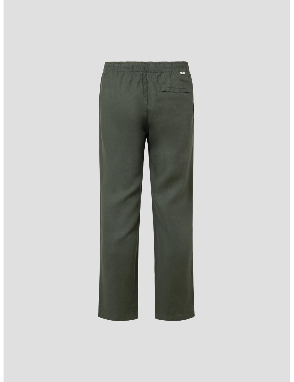 pantalón lino hombre Samsoe Samsoe verde - MARFRANC