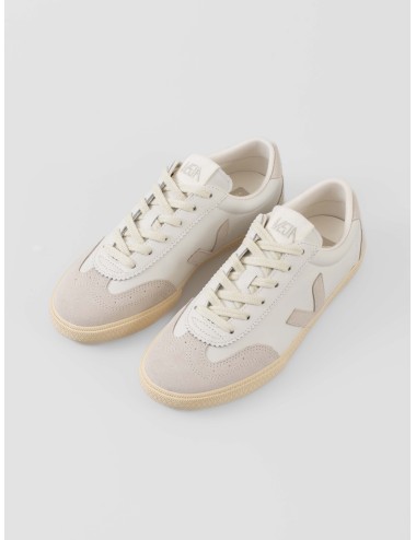 Zapatillas Volley VEJA mujer cuero blanco diseño sostenible - MARFRANC