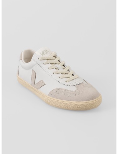 Zapatillas Volley VEJA mujer cuero blanco diseño sostenible - MARFRANC