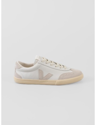 Zapatillas Volley VEJA mujer cuero blanco diseño sostenible - MARFRANC