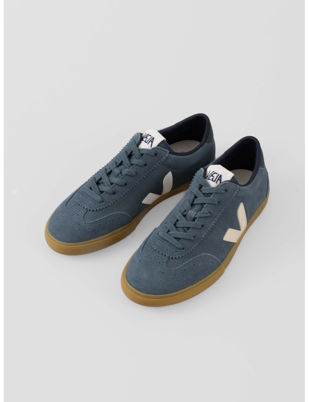 Zapatillas Volley VEJA mujer cuero azul diseño sostenible - MARFRANC Zapatillas Volley VEJA mujer cuero azul diseño sostenible - MARFRANC