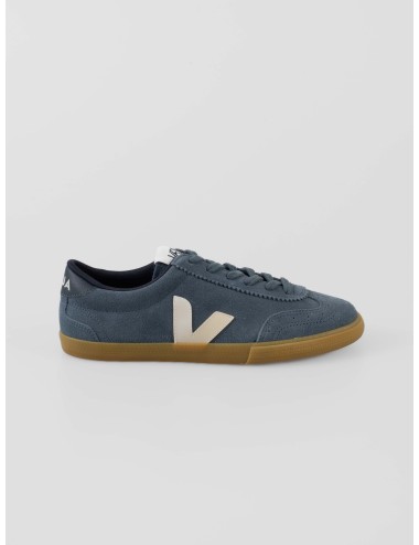 Zapatillas Volley VEJA mujer cuero azul diseño sostenible - MARFRANC