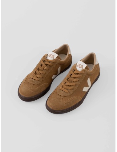 Zapatillas Volley VEJA mujer cuero camel diseño sostenible - MARFRANC