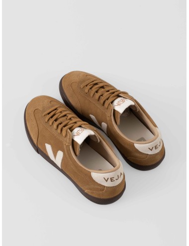 Zapatillas Volley VEJA mujer cuero camel diseño sostenible - MARFRANC