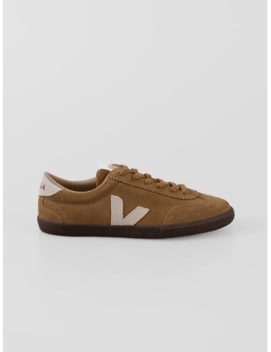 Zapatillas Volley VEJA mujer cuero camel diseño sostenible - MARFRANC