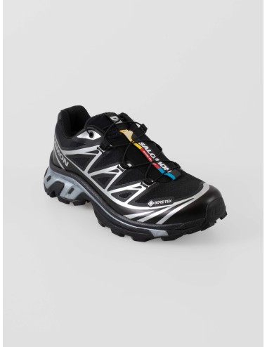Zapatillas Salomon XT-6 GTX mujer negro plateado con GORE-TEX y tacos - MARFRANC