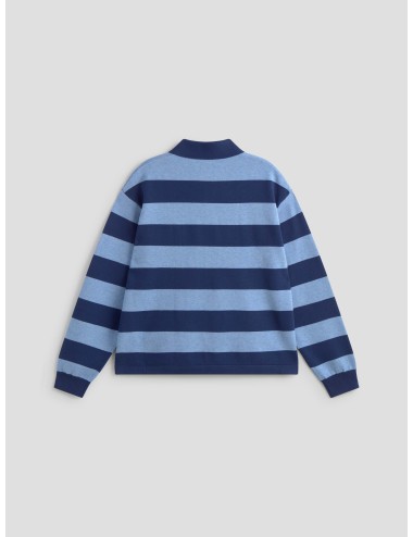 polo de punto azul hombre Axel Arigato con logo bordado - MARFRANC