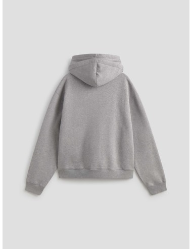 Chaqueta Axel Arigato Trey Mélange gris hombre con capucha y cremallera - MARFRANC