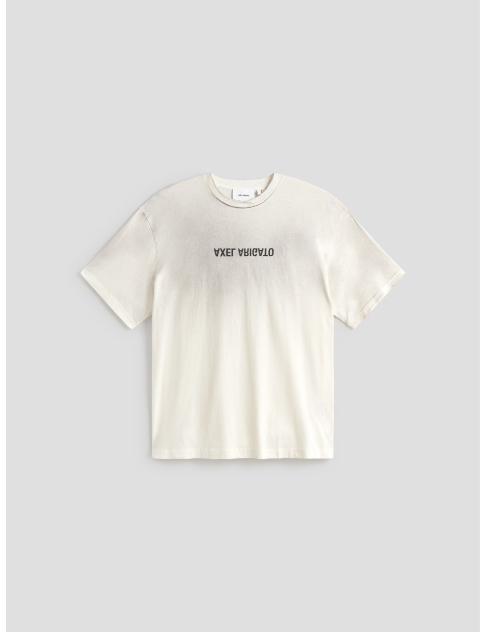 Camiseta AXEL ARIGATO DISTORT LIGHT blanco oversize para hombre - MARFRANC Camiseta AXEL ARIGATO DISTORT LIGHT blanco oversize para hombre - MARFRANC