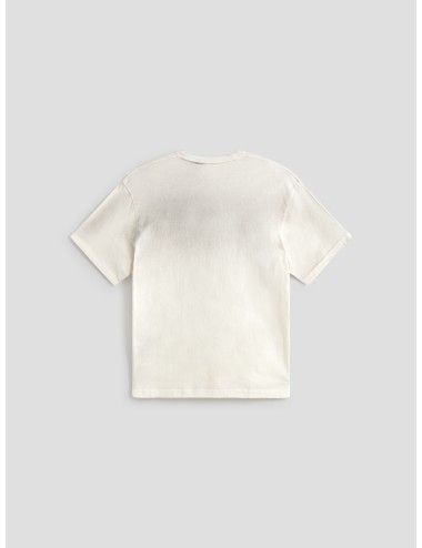 Camiseta AXEL ARIGATO DISTORT LIGHT blanco oversize para hombre - MARFRANC