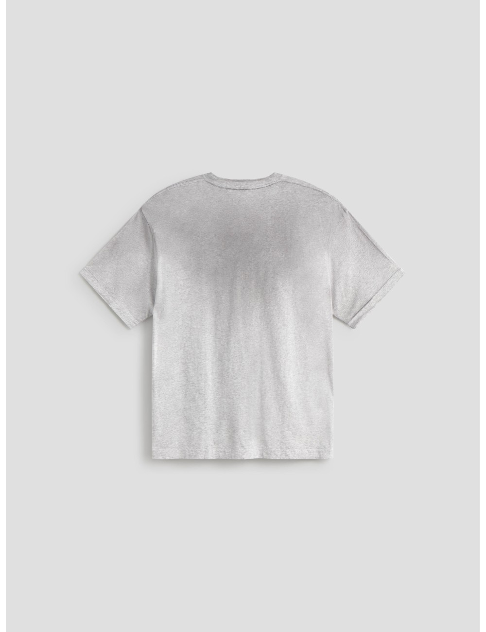Camiseta AXEL ARIGATO DISTORT LIGHT gris oversize para hombre - MARFRANC