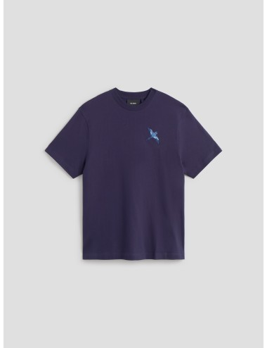 camiseta axel arigato bee bird navy hombre algodón orgánico - MARFRANC