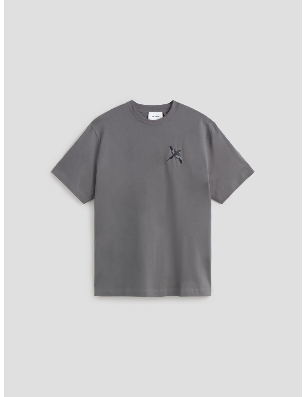 camiseta axel arigato bee bird grey hombre algodón orgánico - MARFRANC