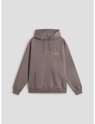 Sudadera Drôle de Monsieur Le Hoodie Grand Hôtel taupe hombre - MARFRANC