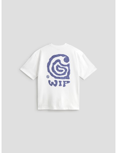 Camiseta Carhartt HELIX T-SHIRT blanco hombre algodón orgánico - MARFRANC