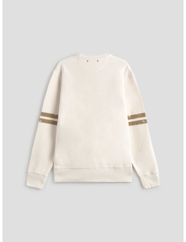 Camiseta Golden Goose hombre Artic Wolf con estampado Golden University y rayas - MARFRANC