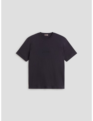 camiseta Resort Herno hombre azul oscuro algodón - MARFRANC