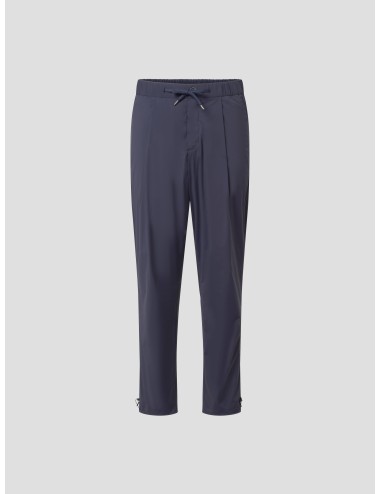 Pantalones resort Herno hombre azul oscuro con cordones ajustables - MARFRANC