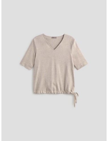 camiseta herno melange flannel chantilly mujer - MARFRANC