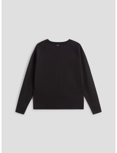 Jersey herno resort algodón puro mujer negro - MARFRANC