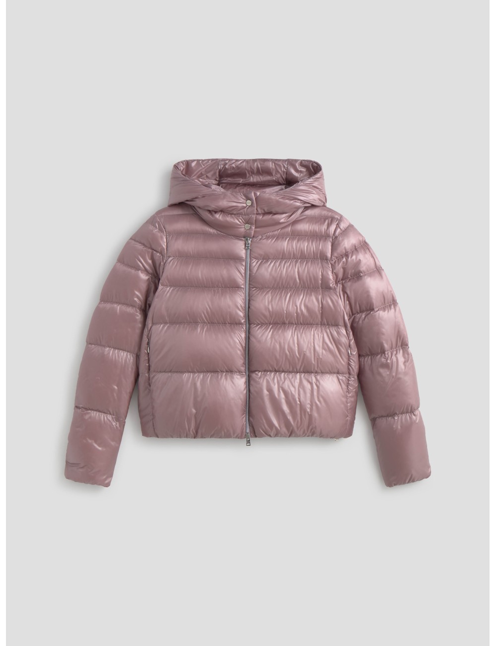 Bomber mujer Herno nylon ultraligero lila claro acolchado plumón capucha - MARFRANC Bomber mujer Herno nylon ultraligero lila claro acolchado plumón capucha - MARFRANC