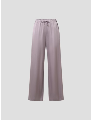 Pantalones Resort satinados lila Herno mujer - MARFRANC