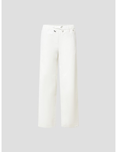 Pantalones resort blancos Herno mujer con cordón y bolsillos - MARFRANC