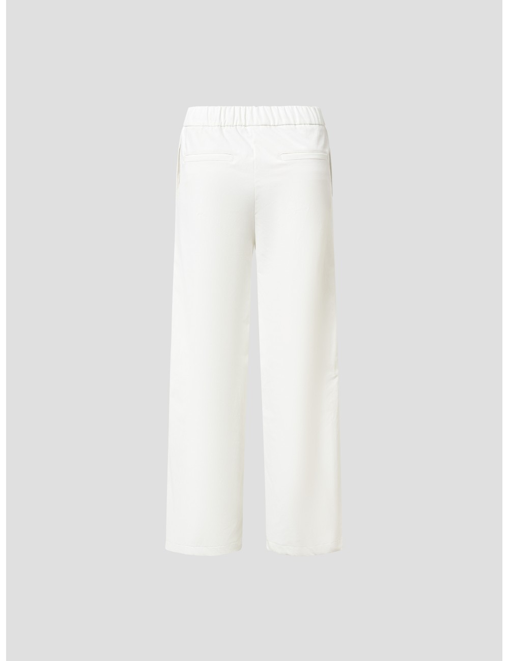 Pantalones resort blancos Herno mujer con cordón y bolsillos - MARFRANC Pantalones resort blancos Herno mujer con cordón y bolsillos - MARFRANC