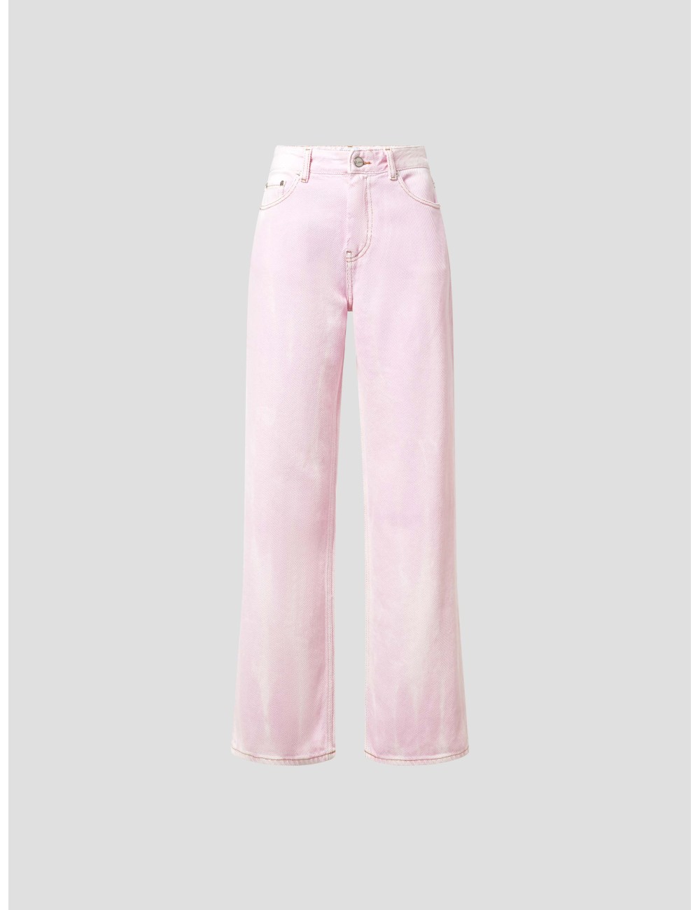 Jeans Lzey rosa GANNI mujer algodón orgánico - MARFRANC Jeans Lzey rosa GANNI mujer algodón orgánico - MARFRANC