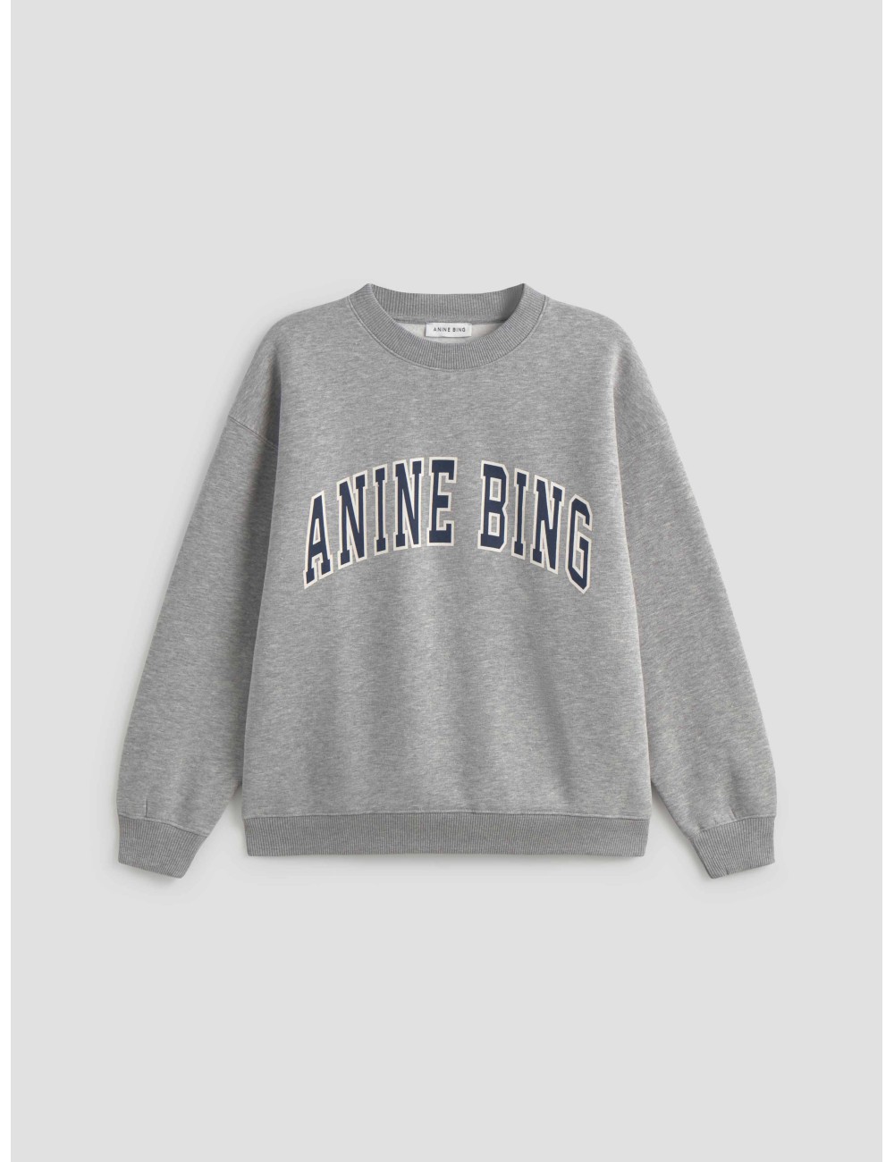Sudadera SPENCER gris ANINE BING mujer con gráfico frontal - MARFRANC