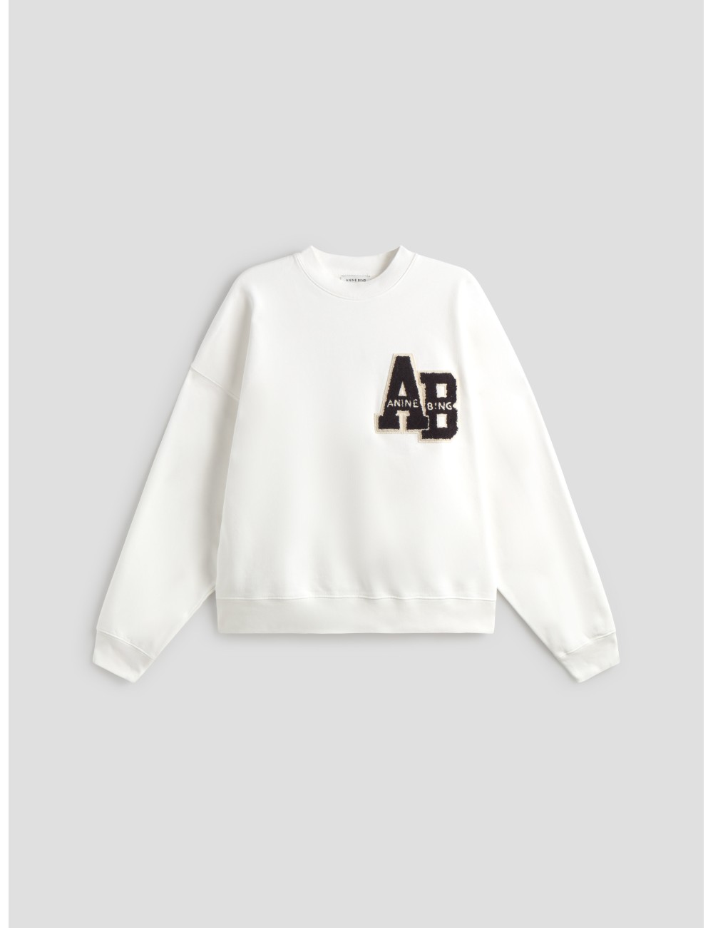 sudadera oversize blanca mujer anine bing algodón orgánico - MARFRANC sudadera oversize blanca mujer anine bing algodón orgánico - MARFRANC