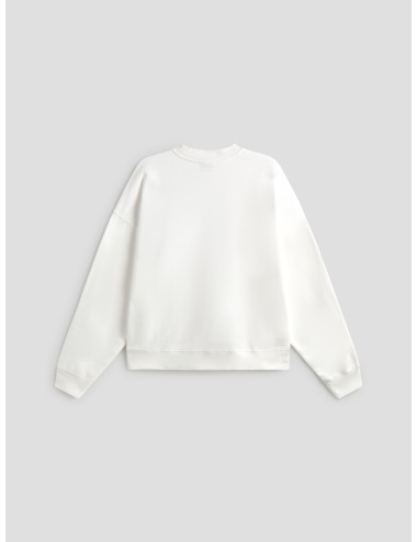 sudadera oversize blanca mujer anine bing algodón orgánico - MARFRANC