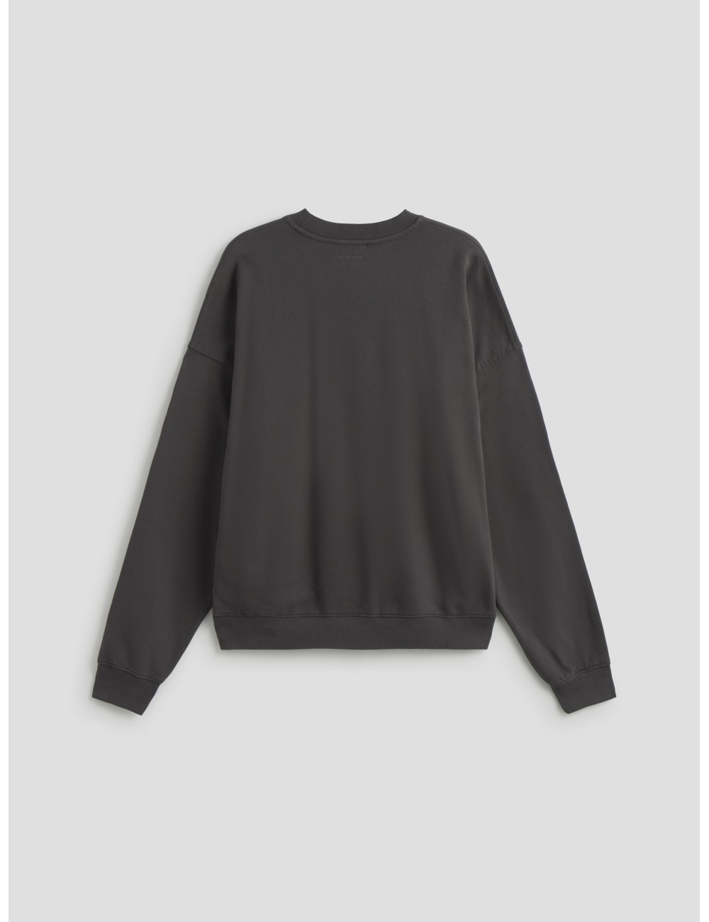 Sudadera negra ANINE BING MILES con letras varsity blancas para mujer - MARFRANC
