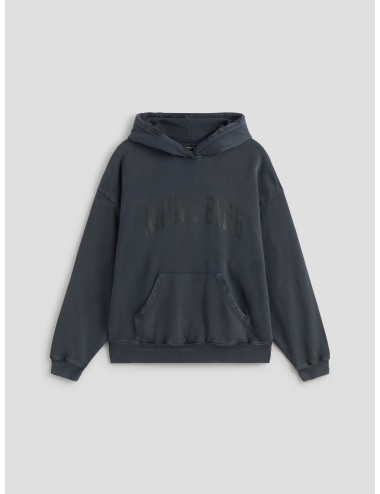sudadera negra HARVEY ANINE BING mujer algodón con capucha - MARFRANC