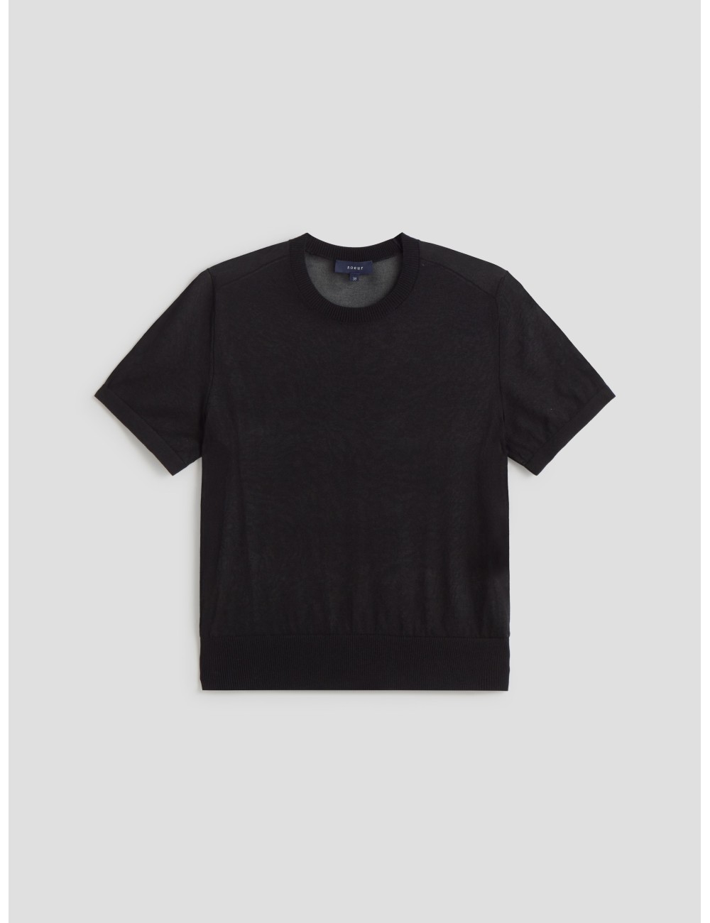 jersey dua negro mujer soeur tejido transparente - MARFRANC