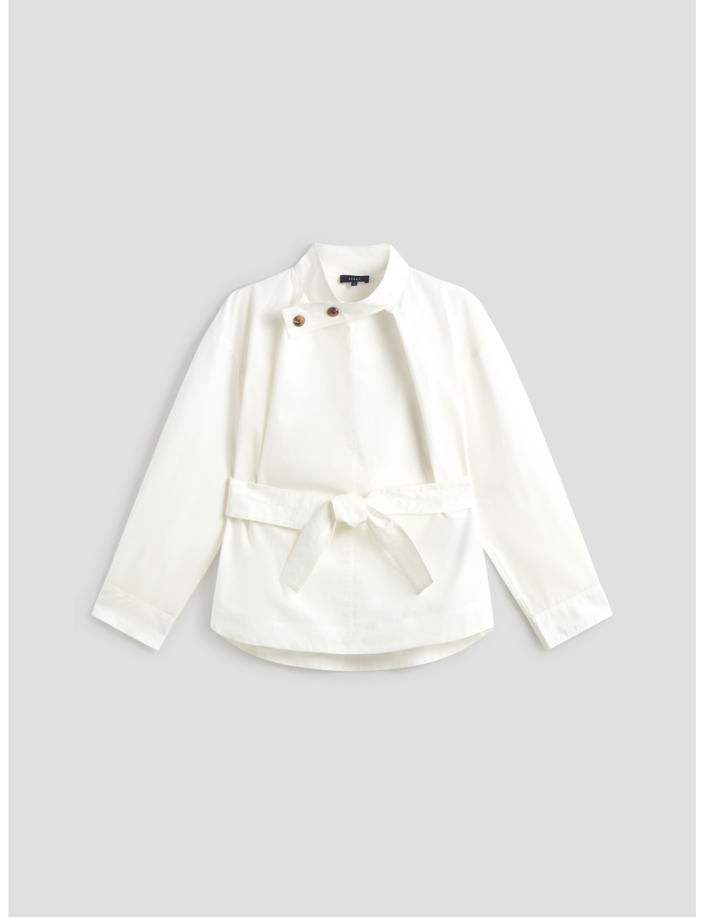 Blusa FELICITE blanca Soeur mujer algodón cuello alto - MARFRANC Blusa FELICITE blanca Soeur mujer algodón cuello alto - MARFRANC