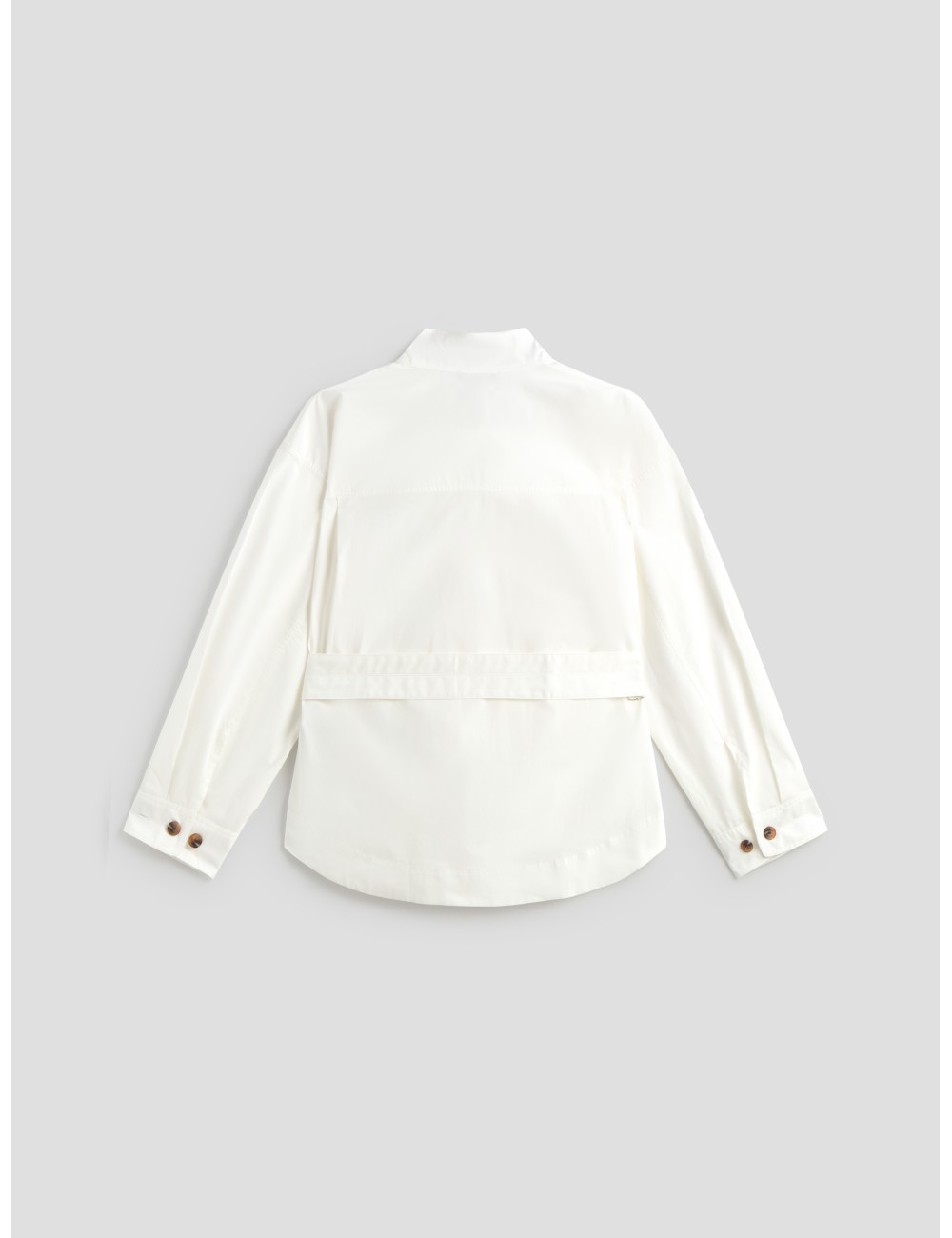 Blusa FELICITE blanca Soeur mujer algodón cuello alto - MARFRANC Blusa FELICITE blanca Soeur mujer algodón cuello alto - MARFRANC